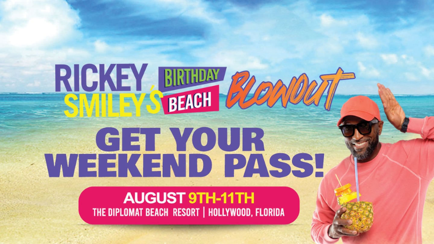 Win a weekend pass to Rickey Smiley’s Birthday Beach Blowout! 