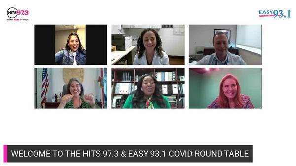HITS 97.3 & EASY 93.1 Covid-19 Vaccine Roundtable hosted by Kimmy B and Giselle Andres