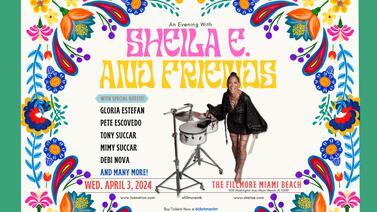 Win tickets to see Sheila E. & Friends at the Fillmore Miami Beach! 