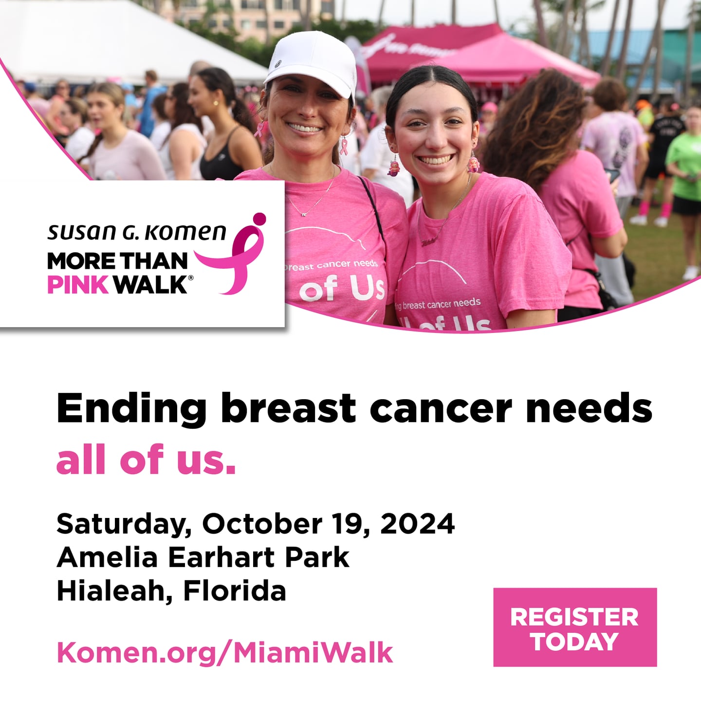 Susan G. Komen More Than Pink Walk Ending Breast Cancer