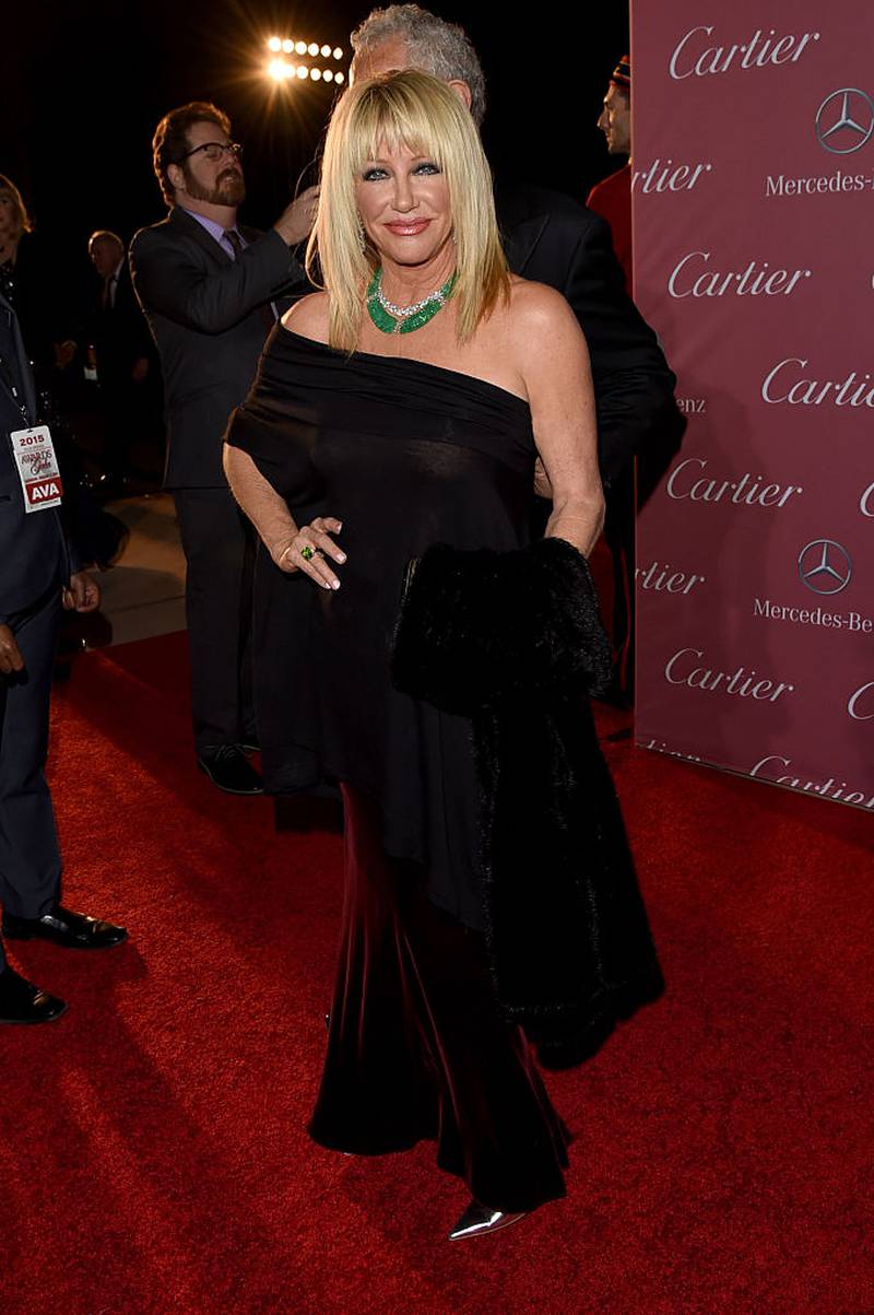 PALM SPRINGS, CA - JANUARY 03:  Actress Suzanne Somers attends the 26th Annual Palm Springs International Film Festival Awards Gala at Parker Palm Springs on January 3, 2015 in Palm Springs, California.  (Photo by Jason Merritt/Getty Images for PSIFF)