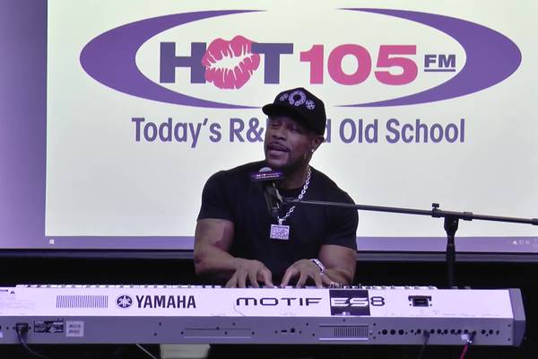 Tank plays "Please Don't Go" for our listeners on Hot Live