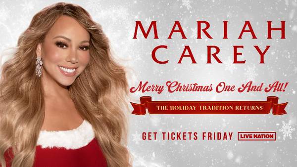 All we want for Christmas is a Mariah Carey holiday tour — and it starts next month