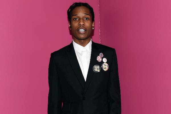 A$AP Rocky posts for the first time since becoming a new dad