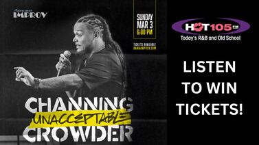 Win tickets to see Channing Crowder at Dania Beach Improv! 