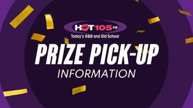 WHQT Prize Pick-Up Information