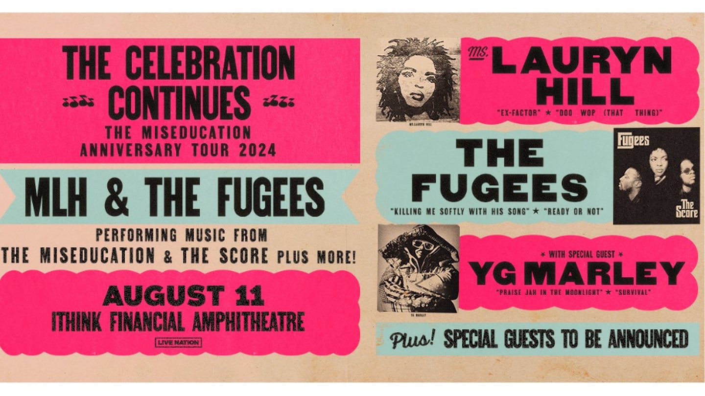 Win tickets to see Lauryn Hill and The Fugees! 