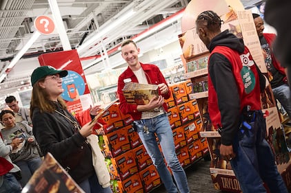 Target shoppers buying Taylor Swift's "The Life of a Showgirl"