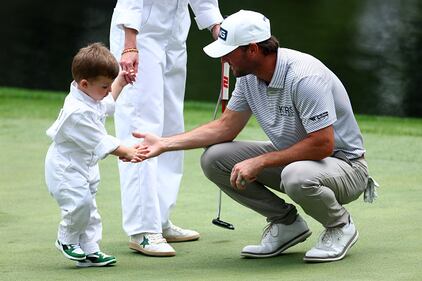 People golfing at Augusta National