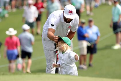 People golfing at Augusta National