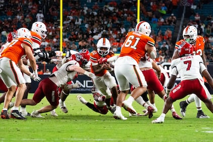 Miami Hurricanes vs NC State football - Nov 15th, 2025