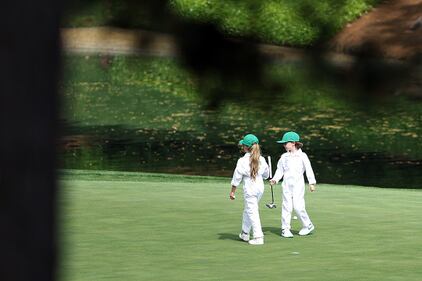 People golfing at Augusta National