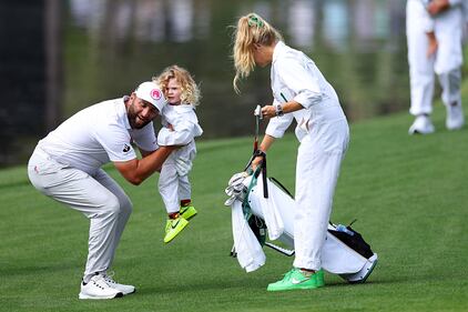 People golfing at Augusta National