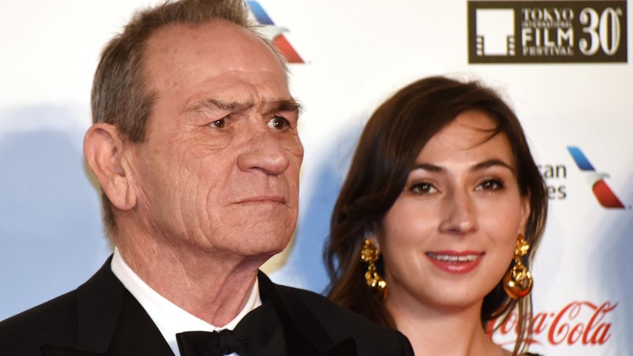 The Oscar-winning actor appeared with his daughter, Victoria, right, at the 30th Tokyo International Film Festival in 2017.
