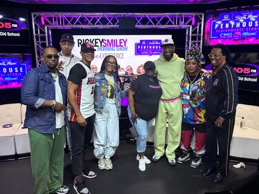 WHQT Hot 105 Rickey Smiley Morning Show Live