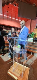 Rickey Smiley Book Tour at New Mount Olive Baptist Church on 12/8/24