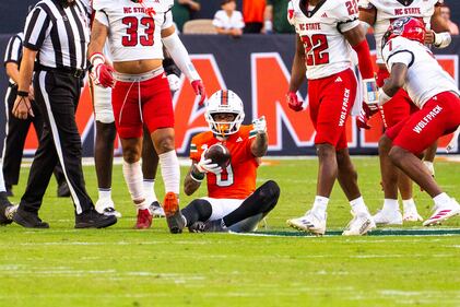 Miami Hurricanes vs NC State football - Nov 15th, 2025