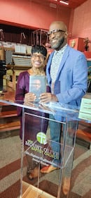 Rickey Smiley Book Tour at New Mount Olive Baptist Church on 12/8/24