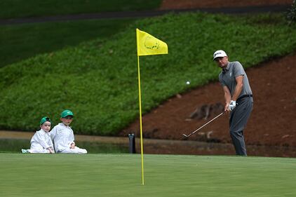 People golfing at Augusta National