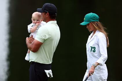 People golfing at Augusta National