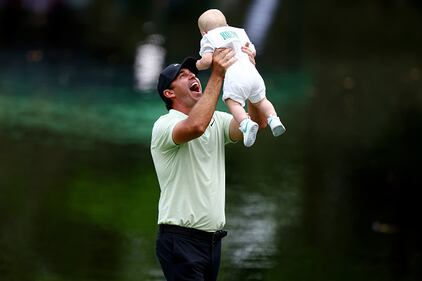 People golfing at Augusta National