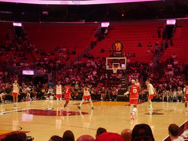 CMG Miami Miami HEAT Red, White, and Pink Game