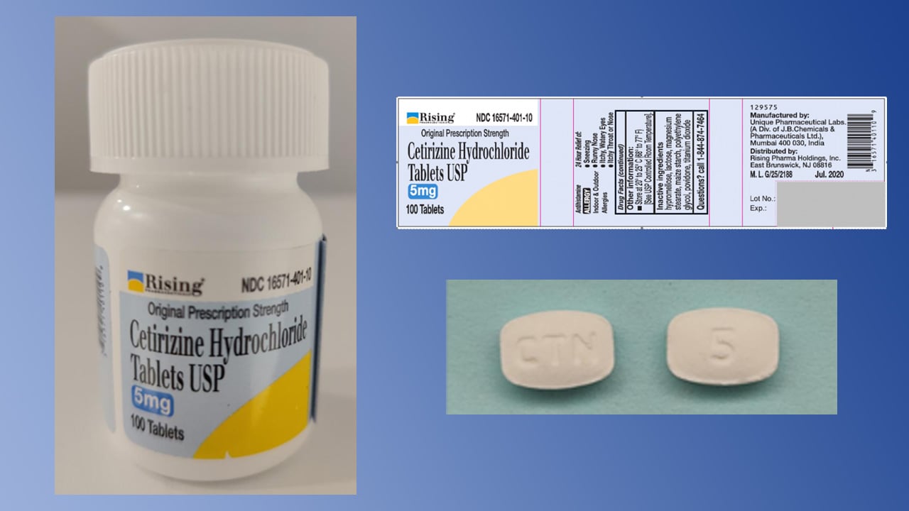 Cetirizine Hydrochloride Tablets