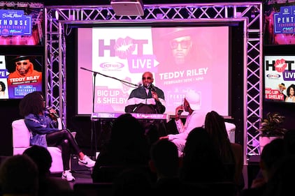 WHQT Hot 105 Hot Live Teddy Riley Honda of South Miami Penthouse Performance Studio at CMG Miami