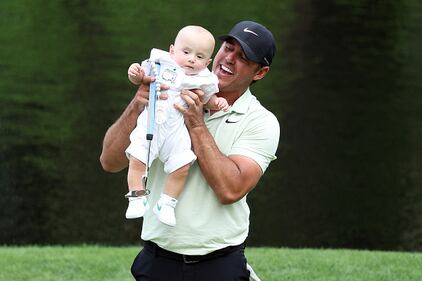 People golfing at Augusta National