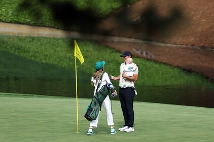 People golfing at Augusta National