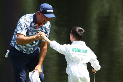 People golfing at Augusta National