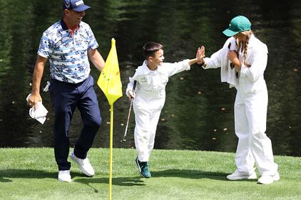 People golfing at Augusta National