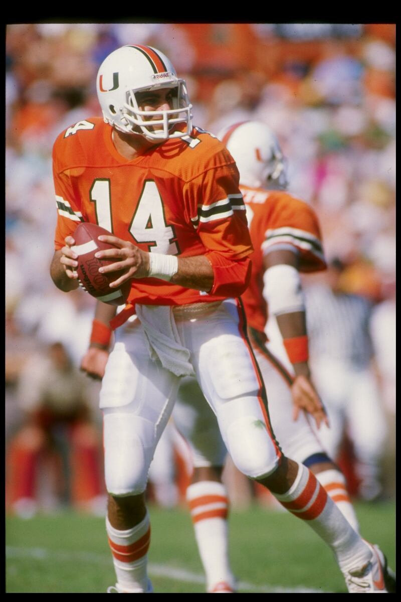 Vinny Testaverde Miami Hurricanes NFL Draft Canes