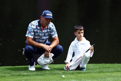 People golfing at Augusta National