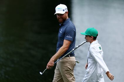 People golfing at Augusta National