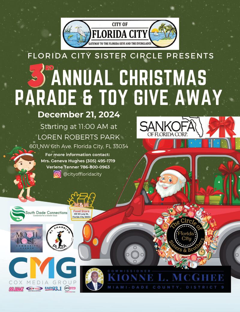 Florida City Sister Circle 3rd Annual Christmas Parade & Toy Giveaway