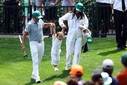 People golfing at Augusta National