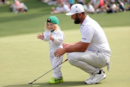 People golfing at Augusta National