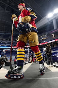 2026 Discover NHL Winter Classic New York Rangers  Florida Panthers Practice Day