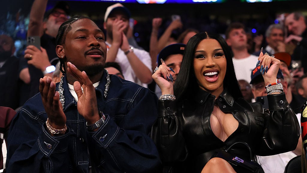 Stefon Diggs and Cardi B