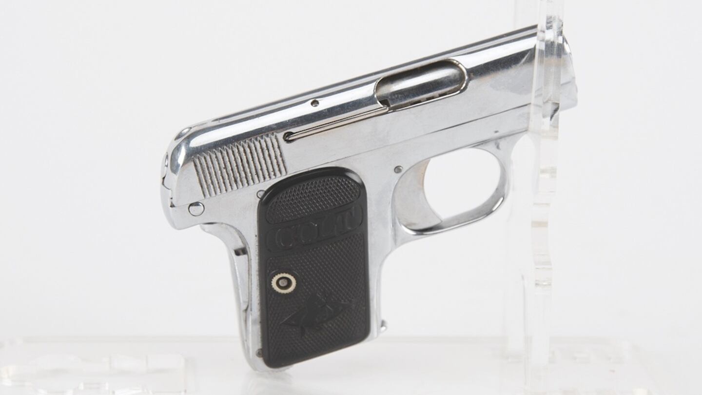 The pistol was found after Bonnie Parker was killed in a 1934 ambush along with Clyde Barrow.