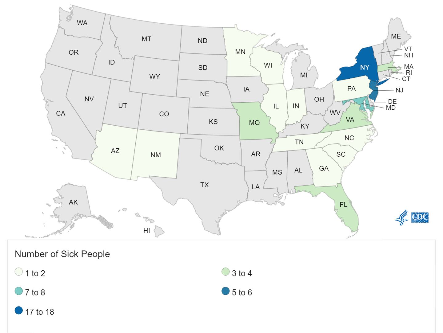 CDC map