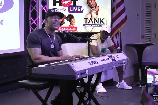 Tank plays "When We Love" for our listeners on Hot Live