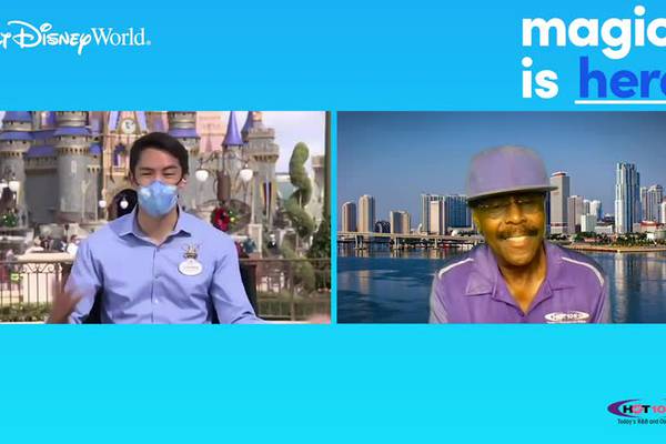James T talks to Walt Disney World Ambassador, Stephen Lim