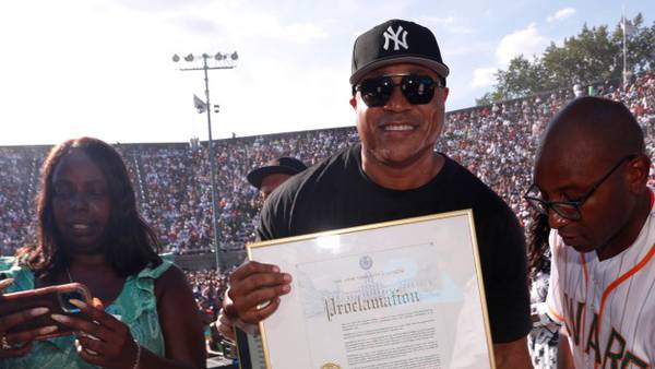 LL Cool J honored with key to the city in Hollis, Queens