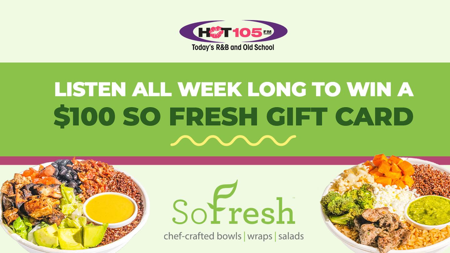 Win a $100 gift card to So Fresh Fort Lauderdale!